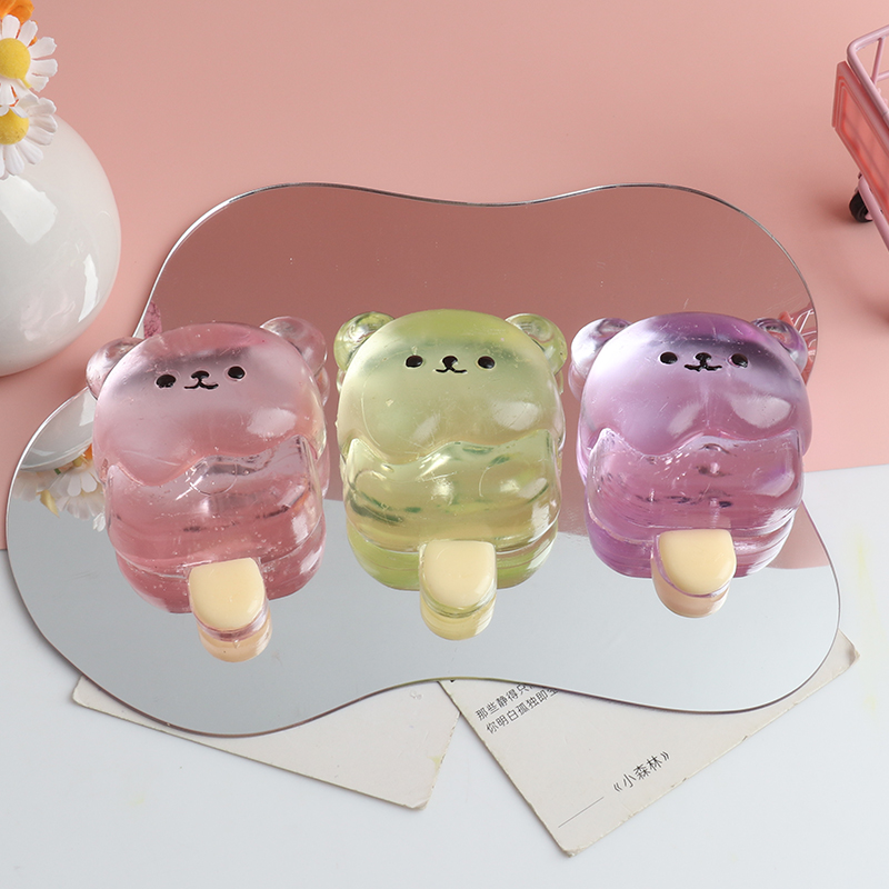 Crystal Bear Popsicle Squishy